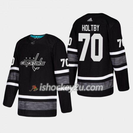 Mænd NHL Washington Capitals Trøje Braden Holtby 70 Sort 2019 All-Star Adidas Authentic